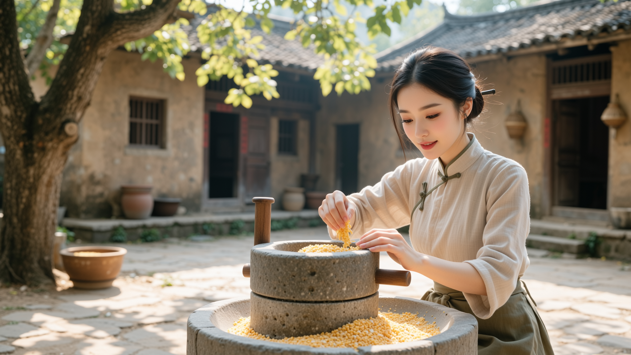 宁静的中国乡村